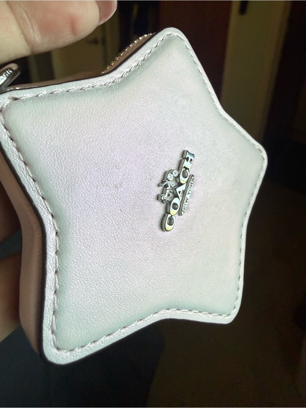 Iridescent Star Coach Bag Charm - Picture 8 of 11